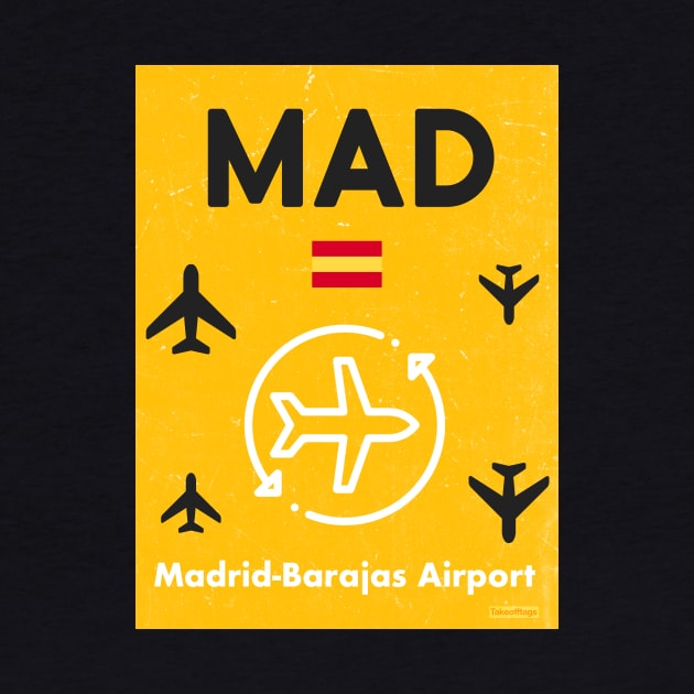 MAD airport tag by Woohoo